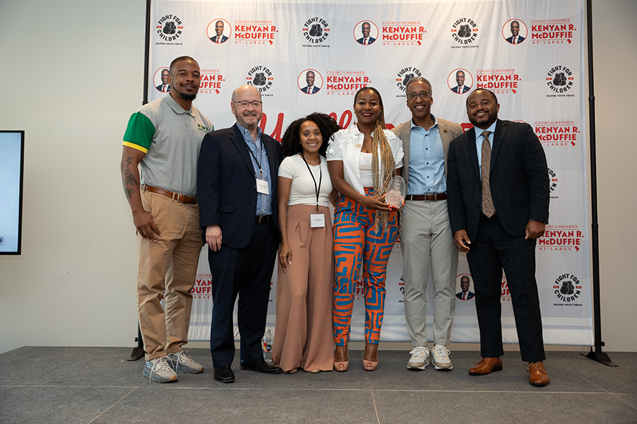 Fight For Children awardees posing for a photo